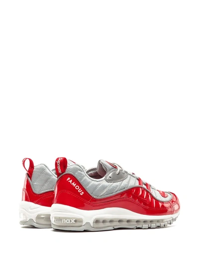 Nike X Supreme Air Max 98 "red" Sneakers In Red