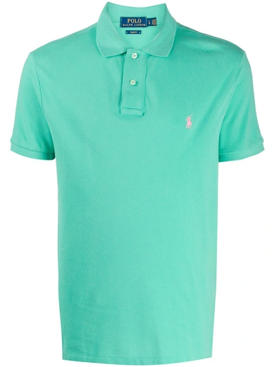 Shop Polo Ralph Lauren Short Sleeve Polo Shirt In Green