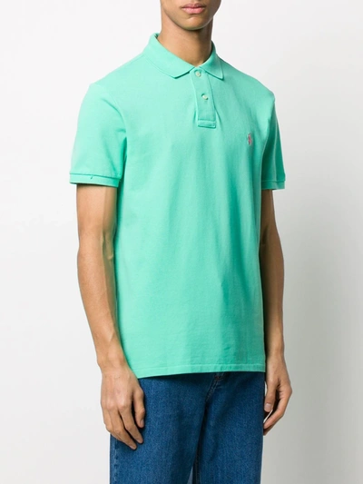 Shop Polo Ralph Lauren Short Sleeve Polo Shirt In Green
