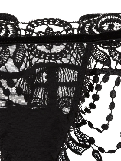 Belle Et Bon Bon Bisoux Swarovski Crystal Brief In Black