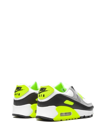 Nike Air Max 90 Leather, Suede And Mesh Sneakers In White