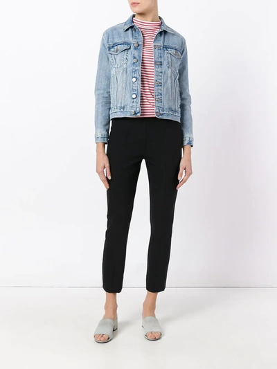 Vince Front Seam Leggings In Black