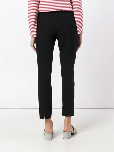 Shop Vince Front Seam Leggings In Black