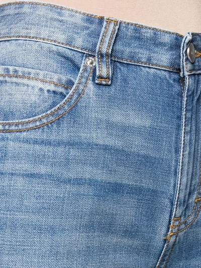 Shop Victoria Victoria Beckham San Fran High-rise Flared Jeans In Blue