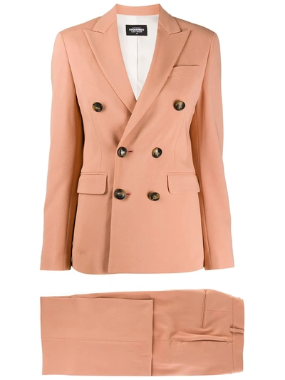 Shop Dsquared2 Lady Oscar Trouser Suit In Pink