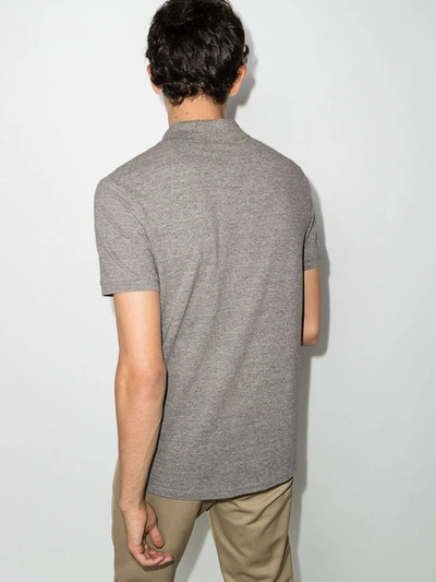 Polo Ralph Lauren Custom Slim Fit Mesh Polo In Grey