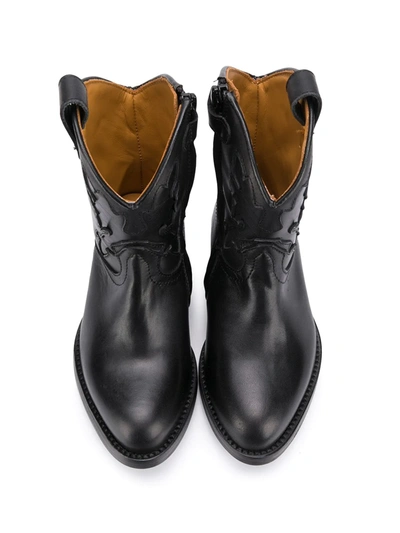 Gallucci Teen Camperos Mid-calf Boots In Black