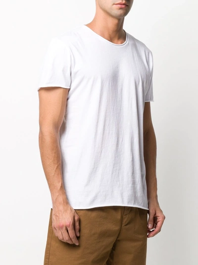 Shop Filippa K Roll-edge T-shirt In White