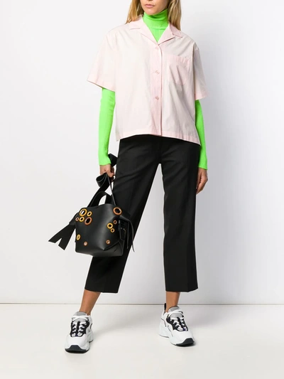 ACNE STUDIOS CROPPED TROUSERS - 黑色