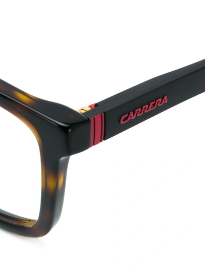 Shop Carrera Square Glasses In Brown
