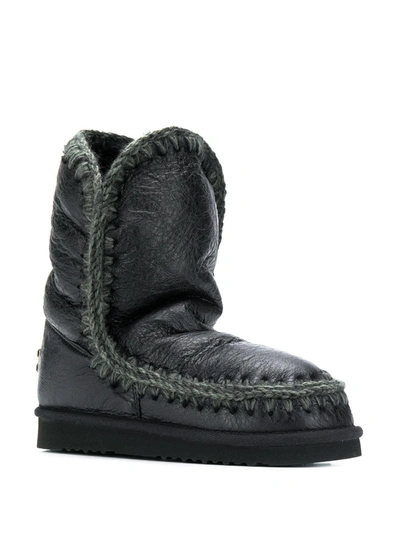 Shop Mou Eskimo 23 Ankle Boots In Black