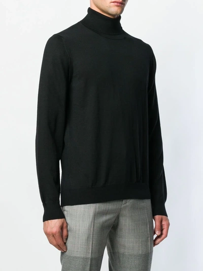 Shop Barba Basic Jumper In Black