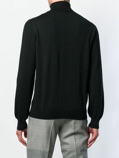 Barba Napoli Basic Jumper In Black