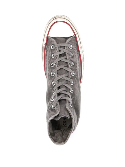 Converse Smoked Canvas Chuck 70 Hi Top Sneakers In Grey ModeSens