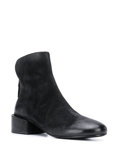 Shop Marsèll Rear-zip Ankle Boots In Black