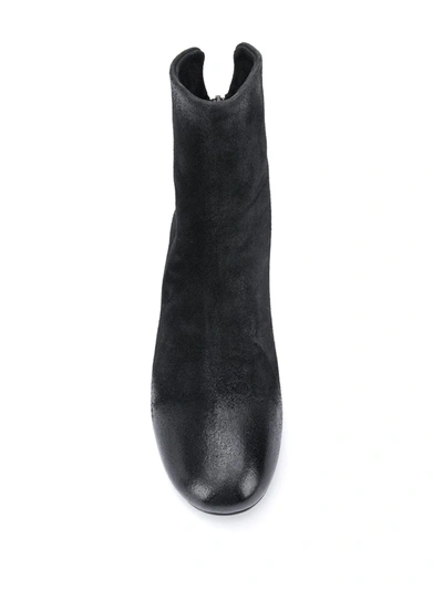 Shop Marsèll Rear-zip Ankle Boots In Black