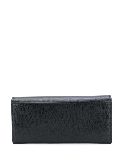 Furla 1927 Grained-effect Wallet In Black