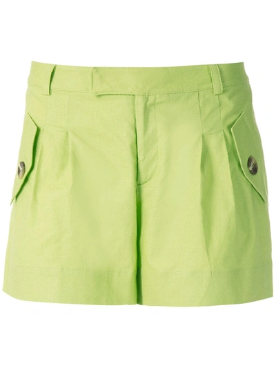Olympiah Bryone Shorts In Verde Citrico