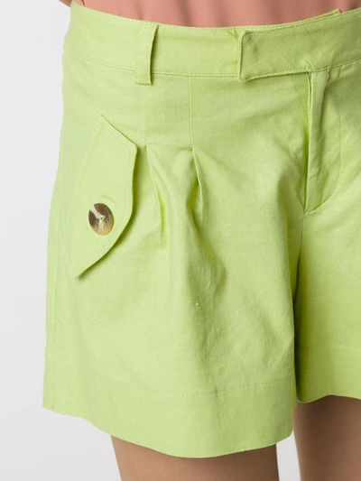 Olympiah Bryone Shorts In Verde Citrico