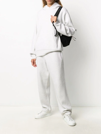 Barrie Ideal Rib-trimmed Oversized Hoodie In Neutrals