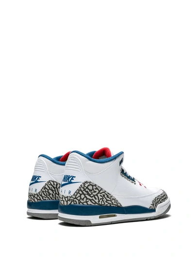 Jordan Air  3 Retro Og Bg "true Blue" Sneakers In White