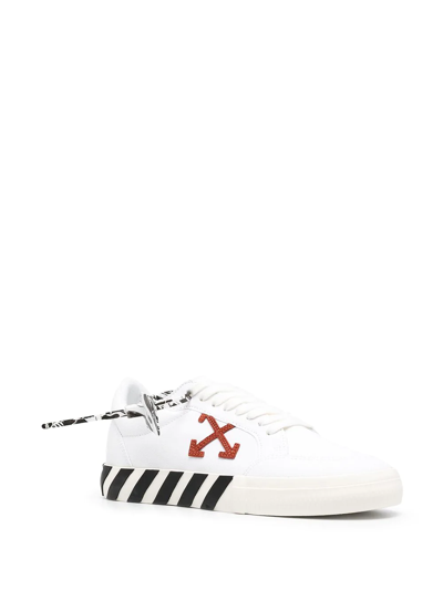 Shop Off-white Vulcanized Low-top Sneakers In White