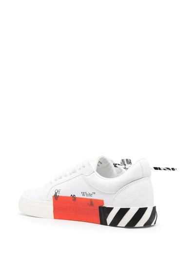 Shop Off-white Vulcanized Low-top Sneakers In White