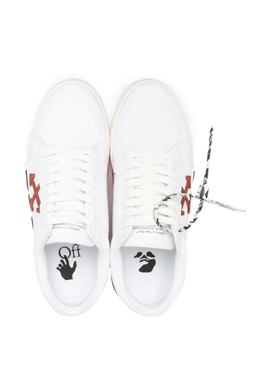 Shop Off-white Vulcanized Low-top Sneakers In White