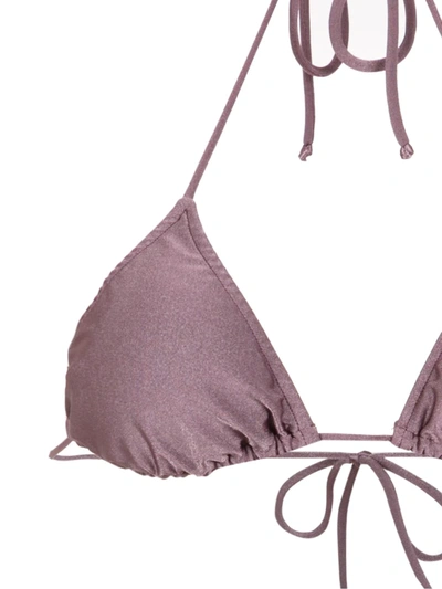 Shop Adriana Degreas Nautilus Bikini Set In Purple