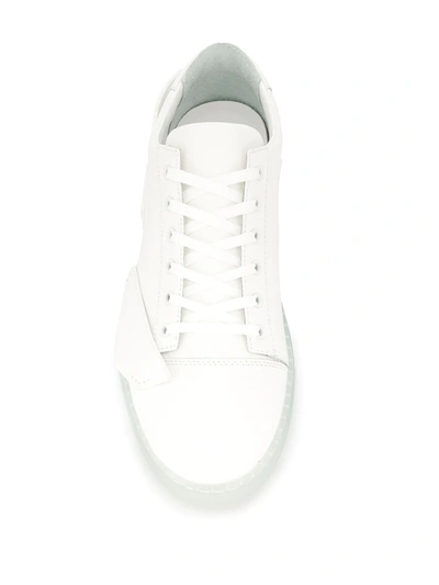 Shop A-cold-wall* Shard Low Top Sneakers In White