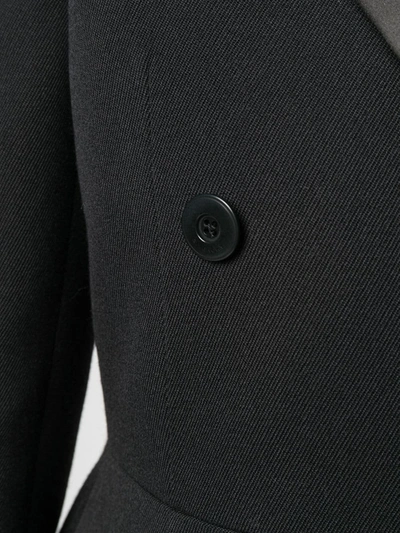 Givenchy Double-breasted Satin-trimmed Wool-blend Twill Blazer In Black