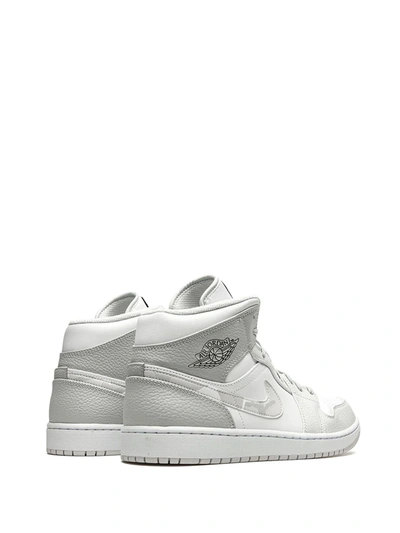 Jordan Air  1 Mid Sneakers In White