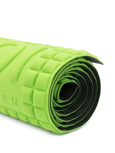 Shop No Ka'oi Debossed-logo Square Yoga Mat In Green