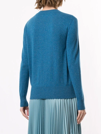 Shop Onefifteen Textured Knit Jumper In Blue