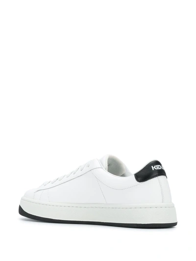 Shop Kenzo Kourt K Logo Low-top Sneakers In White