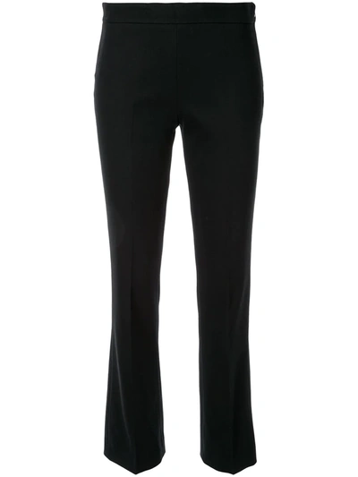 Shop Giambattista Valli Flare Trousers In Black