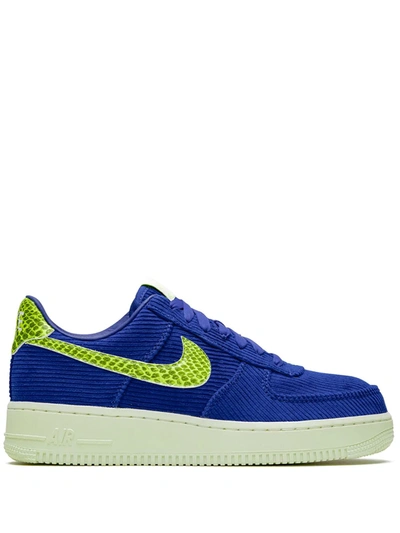 Shop Nike X Olivia Kin Air Force 1 "no Cover" Sneakers In Blue