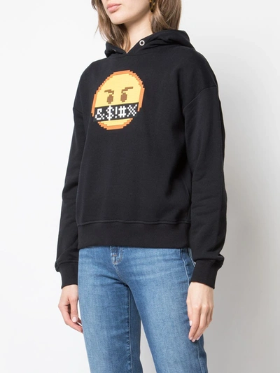 Shop Mostly Heard Rarely Seen 8-bit Curse Hoodie In Black