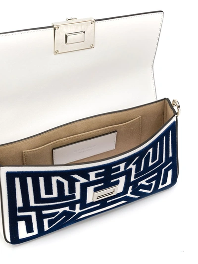 Shop Givenchy Tufted Labyrinth Bag In White