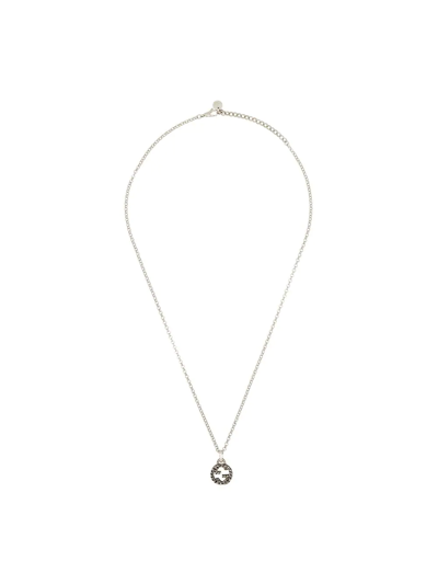 Shop Gucci Gg Sterling Silver Necklace