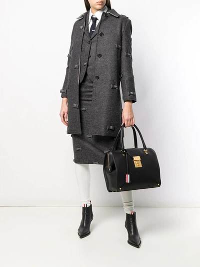 THOM BROWNE 鹿皮 MRS. THOM 包 - 黑色