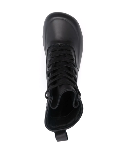Shop Ambush Vulcanized Hi-top Sneakers In 1003 Black Off White