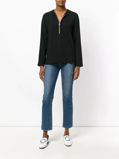 Stella Mccartney Arlesa Stretch-crepe Top In Black