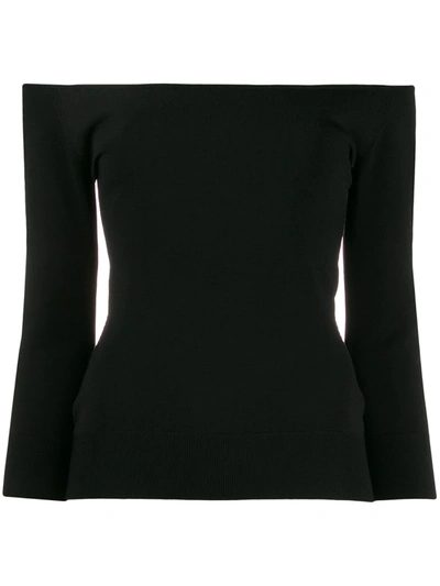 Shop Dolce & Gabbana Off The Shoulder Top In Black