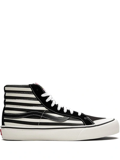 Shop Vans Sk8-hi 138 Sf "stripes" Sneakers In Black