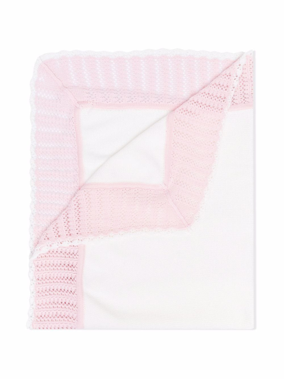 Shop Siola Ribbed Edge Blanket In White