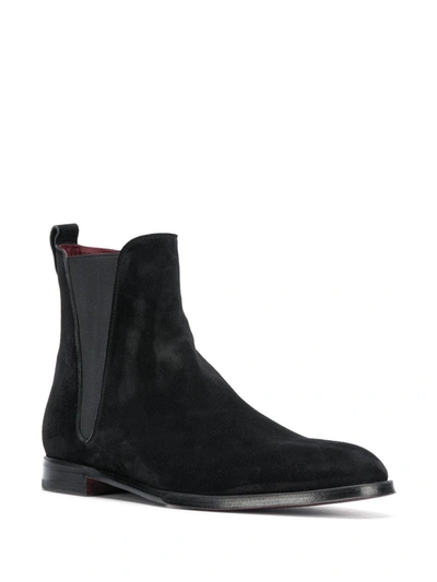 Shop Dolce & Gabbana Giotto Suede Ankle Boots In Black