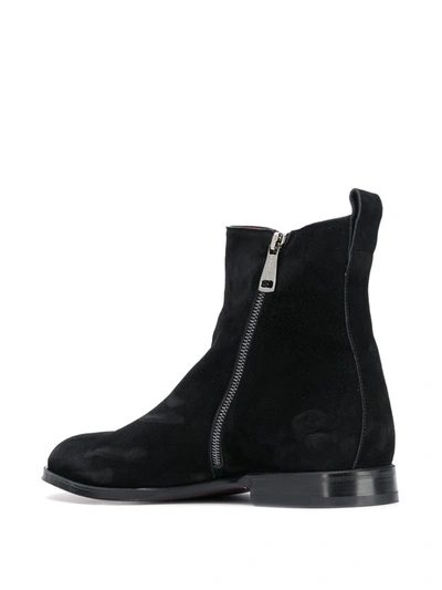 Dolce & Gabbana Beatles Suede Ankle Boots In Black | ModeSens