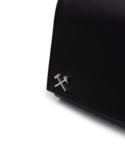 Shop Gmbh Logo Embellished Clutch In Black