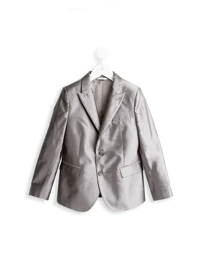 Shop Dolce & Gabbana Formal Blazer In Grey